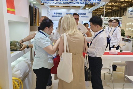 古天乐太阳娱乐集团tyc493参加第十六届中国国际产业用纺织品及非织造布展览会
